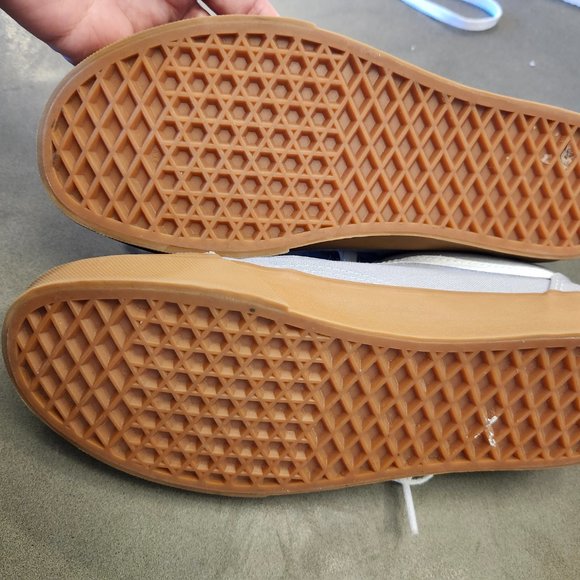 Vans Old Skool Canvas Sneaker - Size 8 - Light Grey - Picture 7 of 8